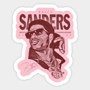 Deion Sanders Soft Pink Sticker